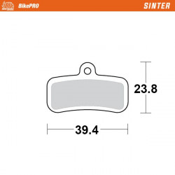 BRAKE PAD SINTER - 17200801 - Dr Rider