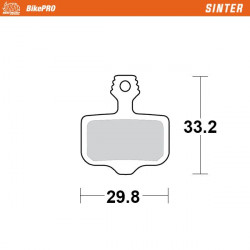BRAKE PAD SINTER - 17200803 - Dr Rider