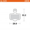 BRAKE PAD SINTER - 17200803 - Dr Rider
