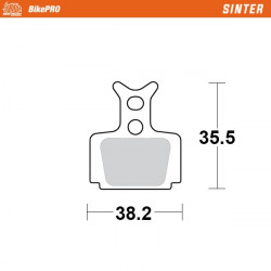 BRAKE PAD SINTER - 17200804 - Dr Rider