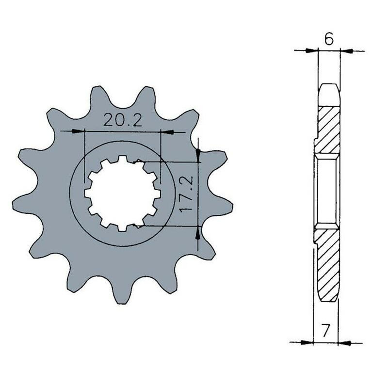 Pignon TECNIUM acier standard - 420