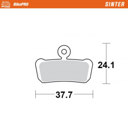 BRAKE PAD SINTER - 17200805 - Dr Rider