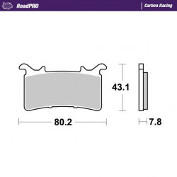 BRAKE PAD CARBON RACING - 17200829 - Dr Rider