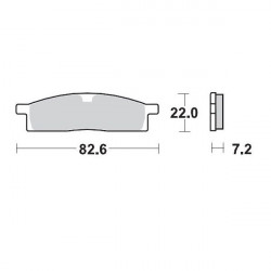 BRAKE PAD RACING GP - 17211261 - Dr Rider