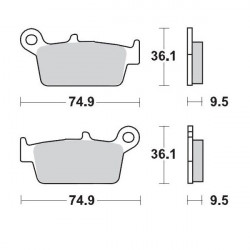 BRAKE PAD RACING - 17211264 - Dr Rider