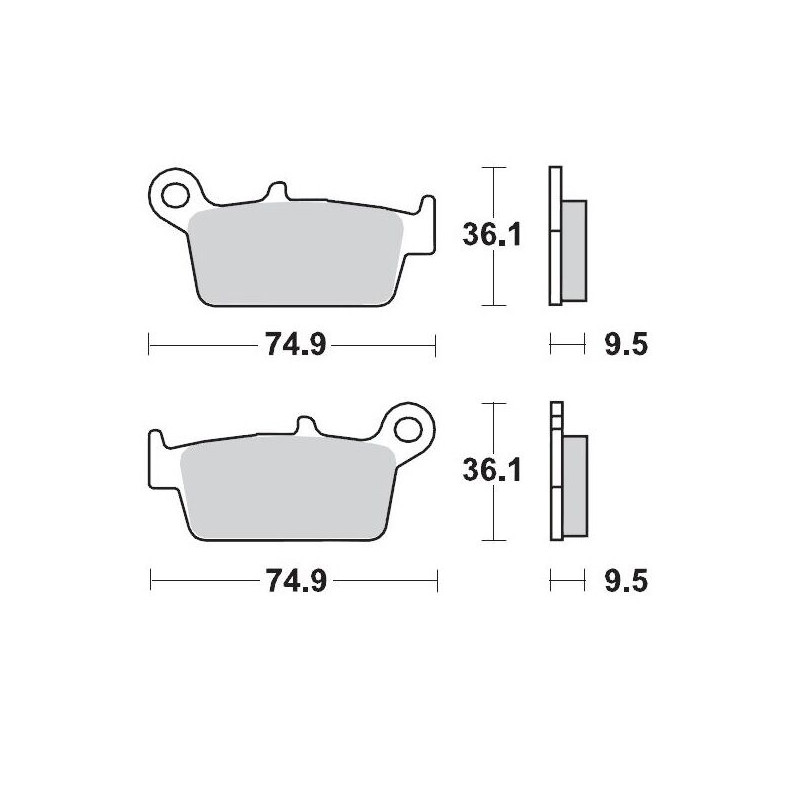 BRAKE PAD RACING - 17211264 - Dr Rider