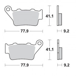 BRAKE PAD RACING - 17211269 - Dr Rider
