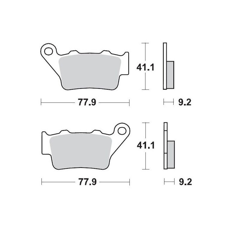 BRAKE PAD RACING GP - 17211270 - Dr Rider