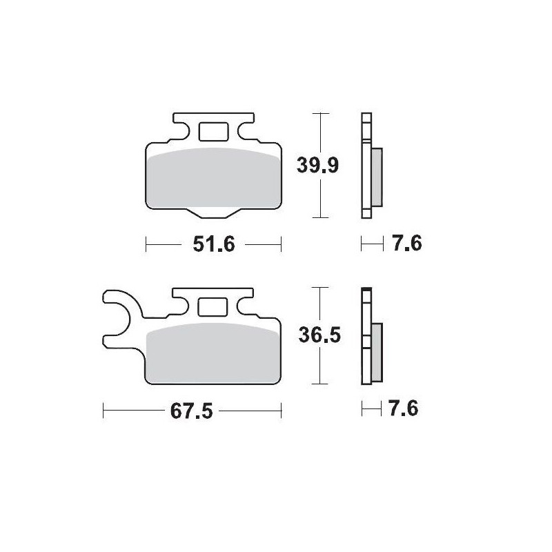 BRAKE PAD RACING - 17211275 - Dr Rider