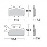 BRAKE PAD RACING - 17211275 - Dr Rider