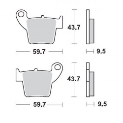 BRAKE PAD RACING - 17211276 - Dr Rider