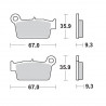 BRAKE PAD RACING - 17211280 - Dr Rider
