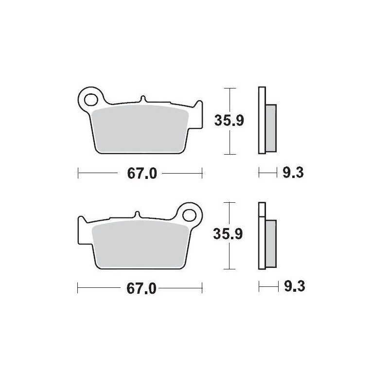 BRAKE PAD RACING GP - 17211281 - Dr Rider