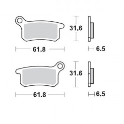 BRAKE PAD RACING GP - 17211283 - Dr Rider
