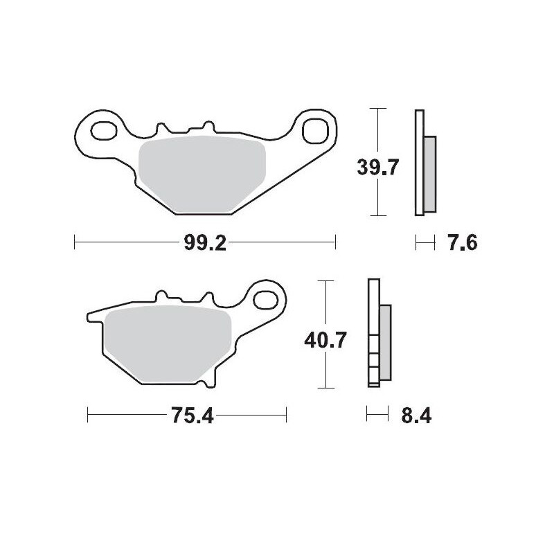 BRAKE PAD RACING - 17211285 - Dr Rider