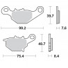 BRAKE PAD RACING - 17211285 - Dr Rider