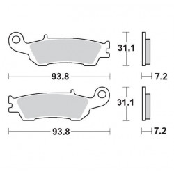 BRAKE PAD RACING - 17211286 - Dr Rider