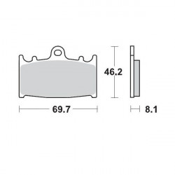 BRAKE PAD RACING GP - 17211288 - Dr Rider