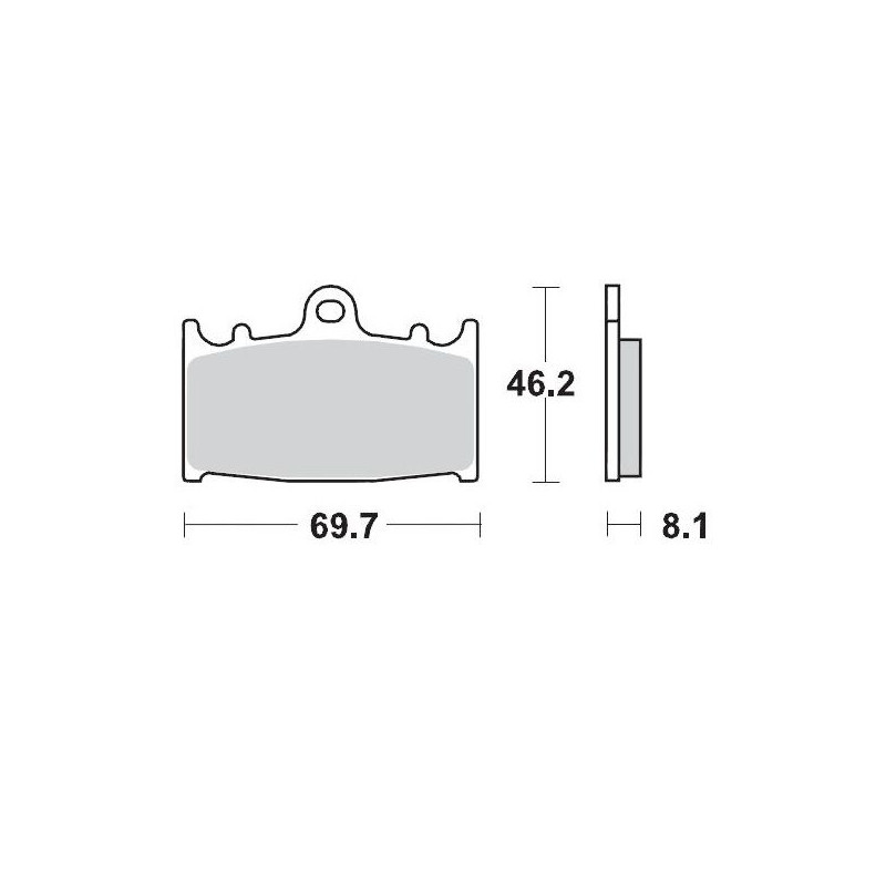 BRAKE PAD RACING GP - 17211288 - Dr Rider
