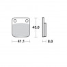 BRAKE PAD RACING - 17211296 - Dr Rider