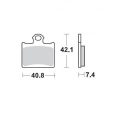 BRAKE PAD RACING - 17211297 - Dr Rider