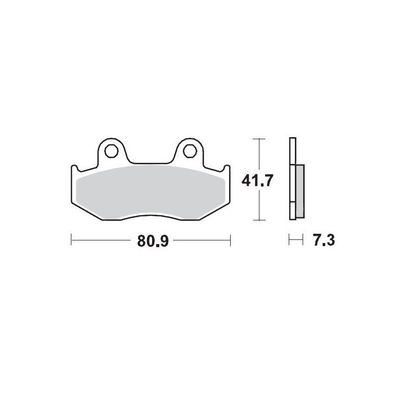 BRAKE PAD RACING - 17211690 - Dr Rider