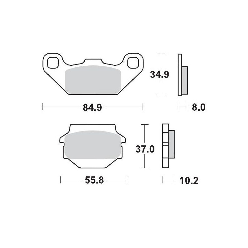 BRAKE PAD RACING - 17211695 - Dr Rider