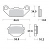 BRAKE PAD RACING - 17211695 - Dr Rider