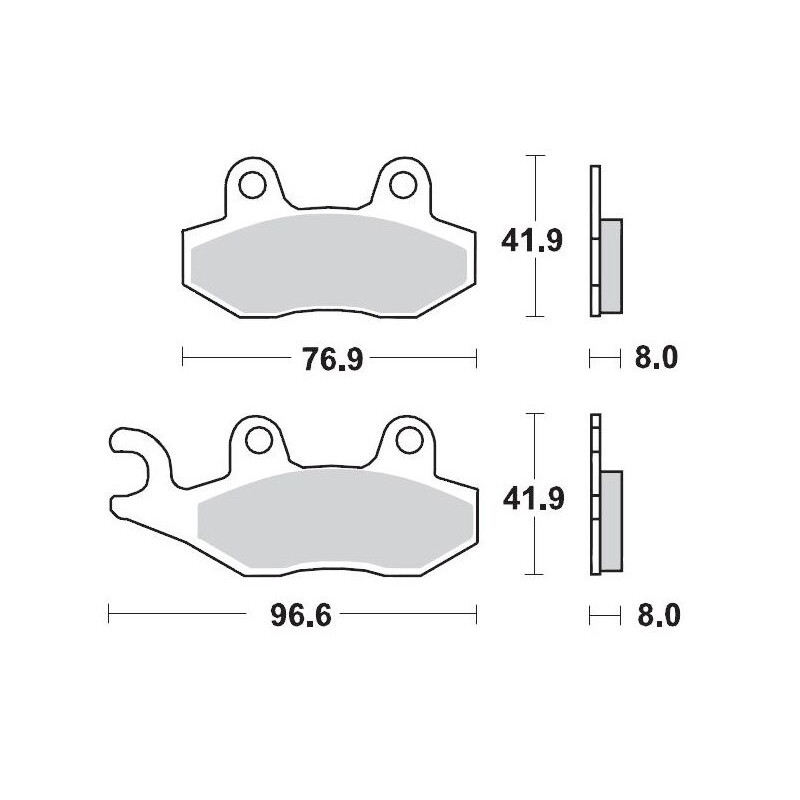 BRAKE PAD RACING GP - 17211696 - Dr Rider