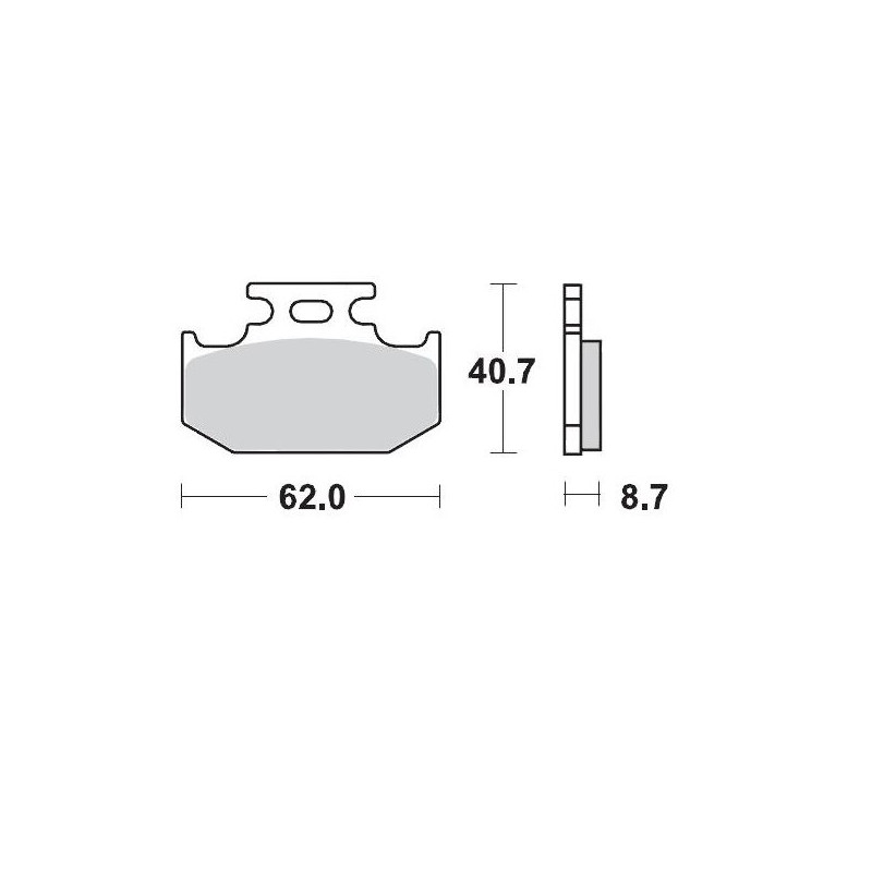 BRAKE PAD RACING - 17211697 - Dr Rider