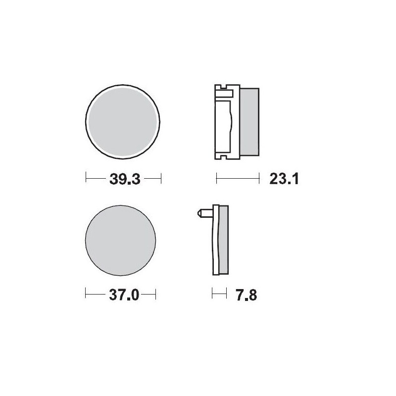 BRAKE PAD RACING - 17211698 - Dr Rider
