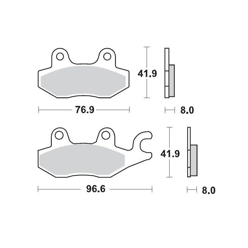 BRAKE PAD RACING - 17211699 - Dr Rider