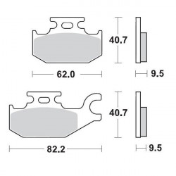 BRAKE PAD RACING - 17211705 - Dr Rider