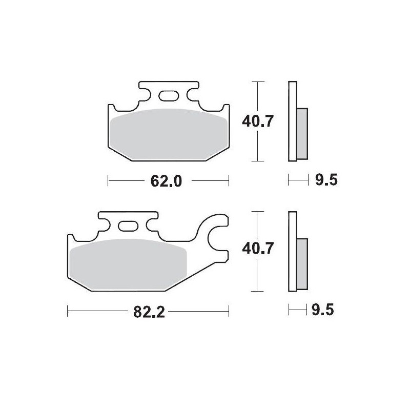 BRAKE PAD RACING - 17211705 - Dr Rider