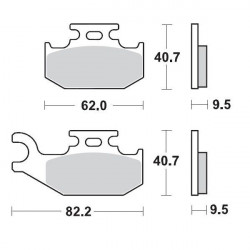 BRAKE PAD RACING - 17211706 - Dr Rider