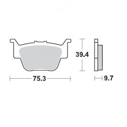 BRAKE PAD RACING - 17211707 - Dr Rider