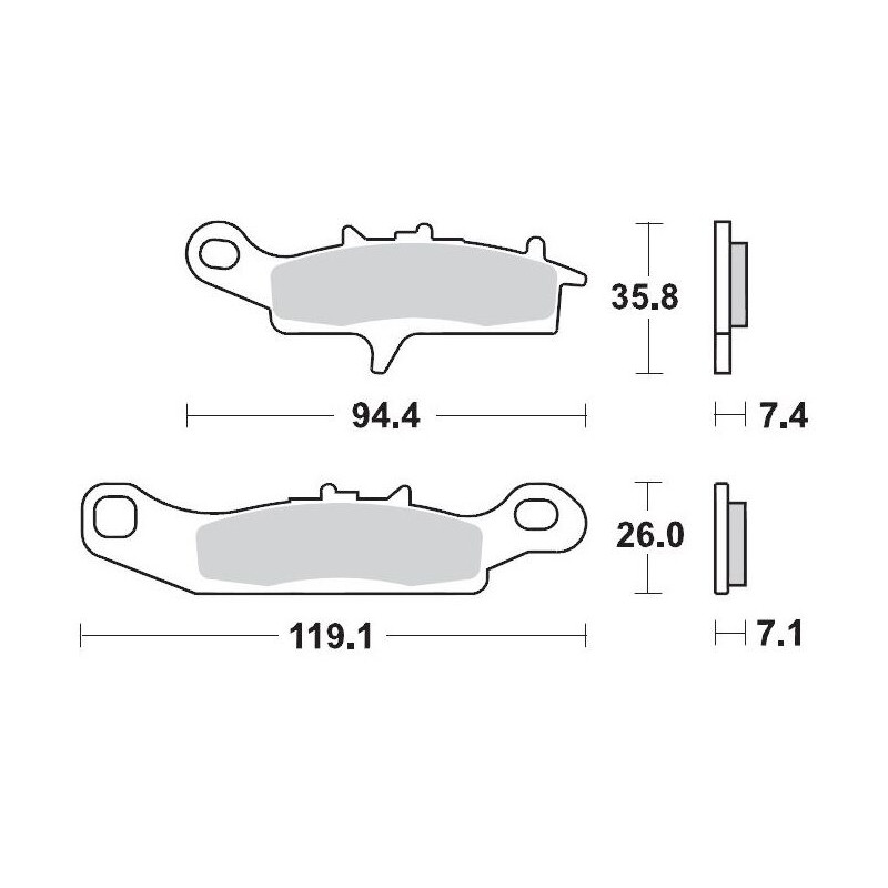 BRAKE PAD RACING - 17211710 - Dr Rider