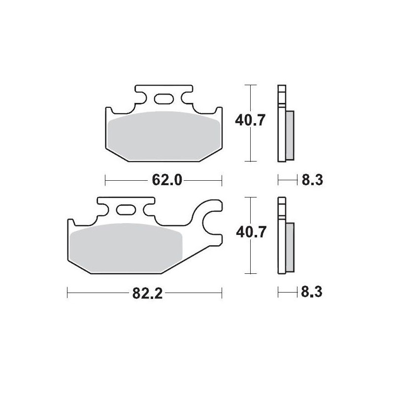 BRAKE PAD RACING - 17211712 - Dr Rider