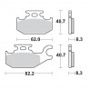 BRAKE PAD RACING - 17211712 - Dr Rider