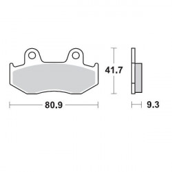 BRAKE PAD RACING - 17211713 - Dr Rider