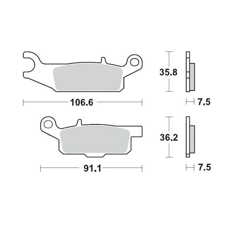 BRAKE PAD RACING - 17211714 - Dr Rider