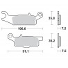 BRAKE PAD RACING - 17211714 - Dr Rider