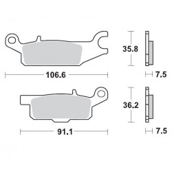 BRAKE PAD RACING - 17211715 - Dr Rider