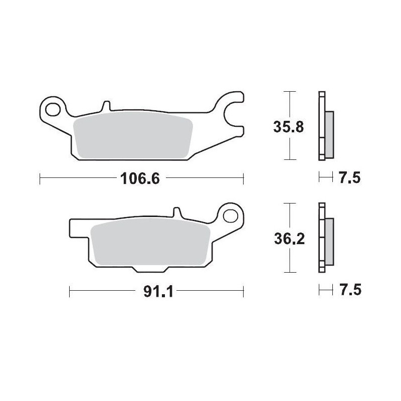 BRAKE PAD RACING - 17211715 - Dr Rider