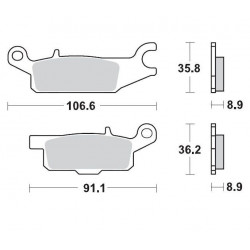 BRAKE PAD RACING - 17211717 - Dr Rider