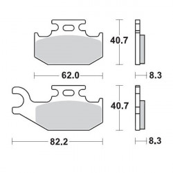 BRAKE PAD RACING - 17211718 - Dr Rider