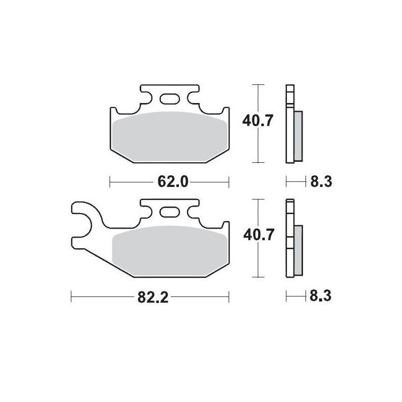BRAKE PAD RACING - 17211718 - Dr Rider