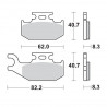 BRAKE PAD RACING - 17211718 - Dr Rider