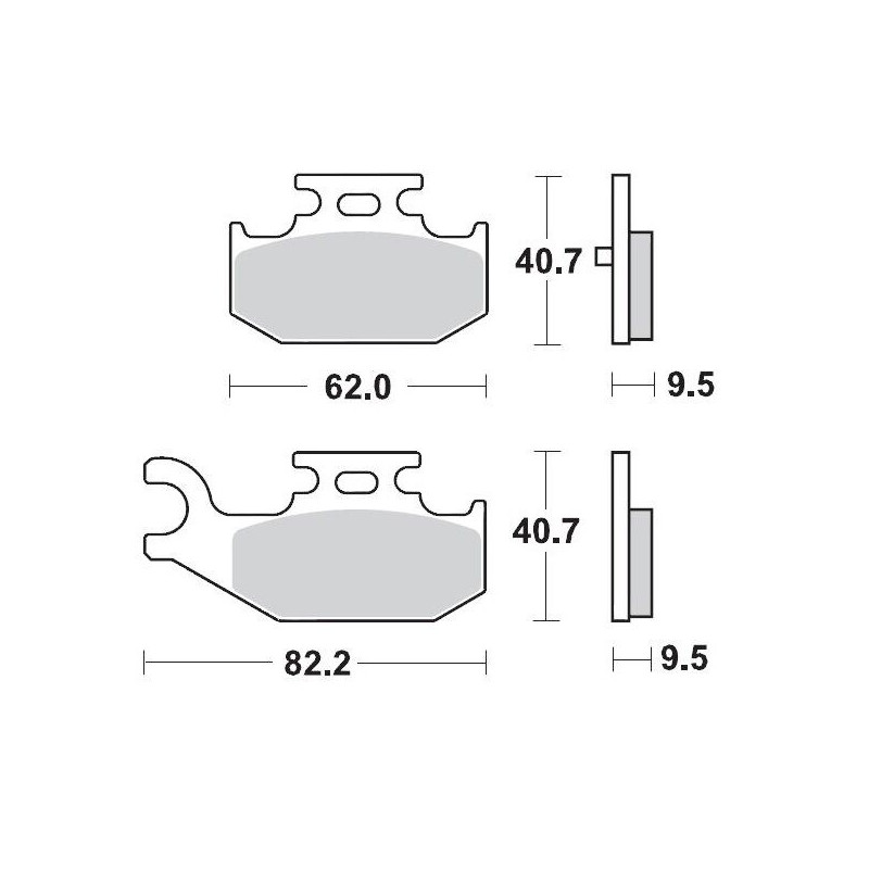 BRAKE PAD RACING - 17211719 - Dr Rider