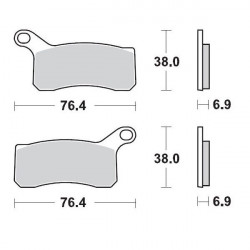 BRAKE PAD RACING - 17211720 - Dr Rider